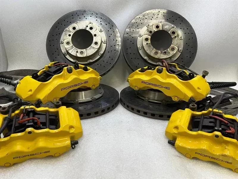 PORSCHE 2011 PORSCHE 997 996 987 CAYMAN R TURBO CARBON CERAMIC BRAKE KIT SET PCCB RS