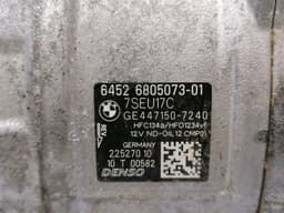 BMW BMW 3 Series M3 F80 A/C Compressor 6805073 Air Conditioning Compressor — thumbnail 6