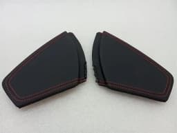 PORSCHE Porsche 911 991 99155240602 Leather Exclusive Dashboard Cover Set Red Stitching — thumbnail 4