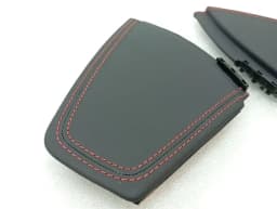 PORSCHE Porsche 911 991 99155240602 Leather Exclusive Dashboard Cover Set Red Stitching — thumbnail 6