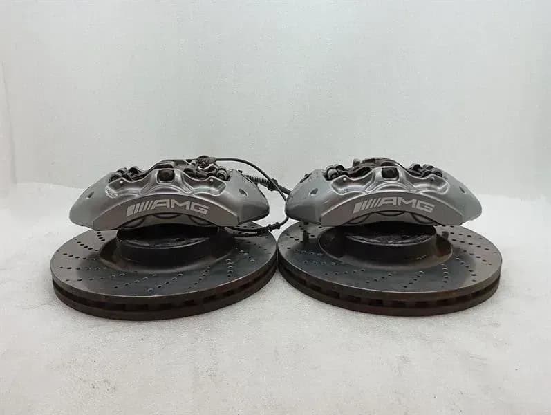 MERCEDES C63 AMG W205 BRAKE CALIPER A2054216798 FRONT SET BRAKE SYSTEM M177