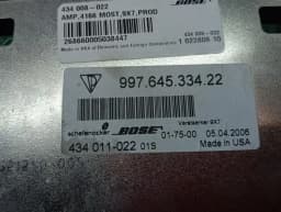 PORSCHE Porsche 911 997 Amplifier 99764533422 Amplifier Bose — thumbnail 10