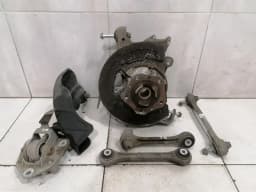 PORSCHE Porsche 911 991 Left Rear Hub SET 99133111104 Wheel Bearing Housing Rear Left — thumbnail 7