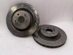 MERCEDES-BENZ Mercedes CLK55 AMG W209 Rear Brake Disc Brembo A0034202983 Rear Brake Disc — thumbnail 2