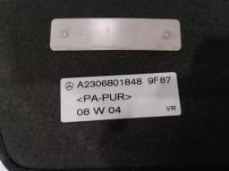 MERCEDES-BENZ Mercedes SL R230 Floor Mat Set of 2 LHD A2306802448 Bezel Set — thumbnail 10