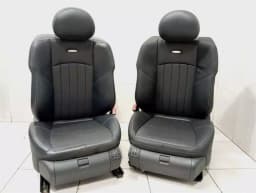 MERCEDES-BENZ MERCEDES E CLASS W211 SEAT INTERIOR AMG SEAT CREST LOGO LEATHER — thumbnail 1