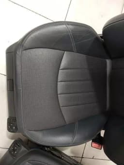 MERCEDES-BENZ MERCEDES E CLASS W211 SEAT INTERIOR AMG SEAT CREST LOGO LEATHER — thumbnail 9