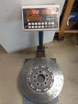 FERRARI Ferrari 812 Superfast F152M Brake Disc Front 321910 Carbon Brake Disc Front — thumbnail 9