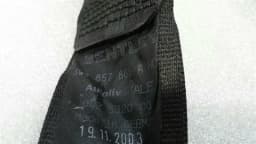 BENTLEY Bentley Continental GT W12 rear seat belt 3W0857806A seat belt rear RE — thumbnail 6