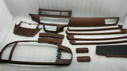 BMW BMW 7 series E65 door strip veneer 51457148712 veneer set America walnut — thumbnail 9