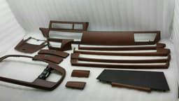 BMW BMW 7 series E65 door strip veneer 51457148712 veneer set America walnut — thumbnail 3