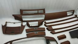 BMW BMW 7 series E65 door strip veneer 51457148712 veneer set America walnut — thumbnail 2