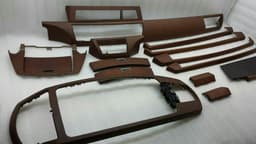 BMW BMW 7 series E65 door strip veneer 51457148712 veneer set America walnut — thumbnail 4