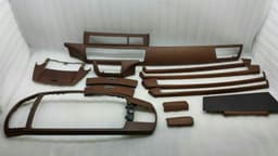 BMW BMW 7 series E65 door strip veneer 51457148712 veneer set America walnut — thumbnail 1
