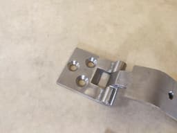 MERCEDES-BENZ STAINLESS STEEL Mercedes G-Class G Wagen W460 W461 W463 SET Hood hinges 2 pcs — thumbnail 6