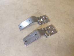 MERCEDES-BENZ STAINLESS STEEL Mercedes G-Class G Wagen W460 W461 W463 SET Hood hinges 2 pcs — thumbnail 8
