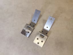 MERCEDES-BENZ STAINLESS STEEL Mercedes G-Class G Wagen W460 W461 W463 SET Hood hinges 2 pcs — thumbnail 10