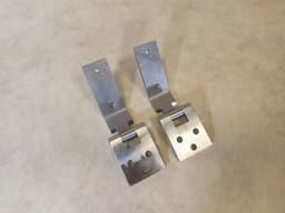 MERCEDES-BENZ STAINLESS STEEL Mercedes G-Class G Wagen W460 W461 W463 SET Hood hinges 2 pcs — thumbnail 9