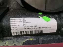 AUDI AUDI R8 TYPE 42 V10 5.2 SPYDER DOOR CARD SET 427867105N RIGHT HAND DRIVE RHD- — thumbnail 9