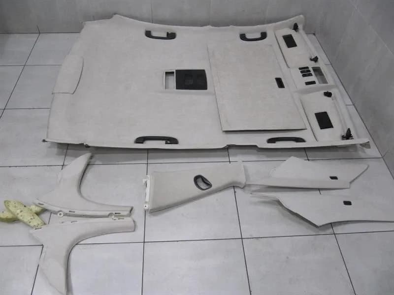 BMW M5 E60 Roof Lining White Alcantara 8026783 Headliner -
