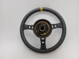 PORSCHE Porsche 911 Carrera 1984-1989 Steering Wheel MOMO Steering Wheel LEATHER LOGO CREST — thumbnail 6