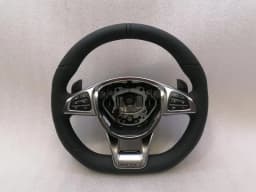 MERCEDES-BENZ MERCEDES C C63 AMG W205 STEERING WHEEL A2054602403 STEERING WHEEL LEATHER OEM — thumbnail 1