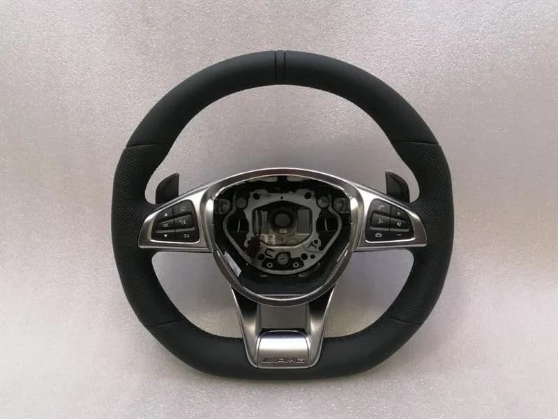 MERCEDES C C63 AMG W205 STEERING WHEEL A2054602403 STEERING WHEEL LEATHER OEM