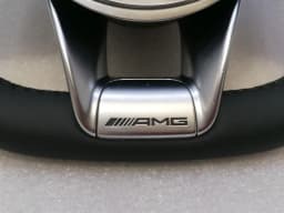 MERCEDES-BENZ MERCEDES C C63 AMG W205 STEERING WHEEL A2054602403 STEERING WHEEL LEATHER OEM — thumbnail 2