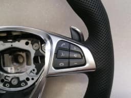 MERCEDES-BENZ MERCEDES C C63 AMG W205 STEERING WHEEL A2054602403 STEERING WHEEL LEATHER OEM — thumbnail 4