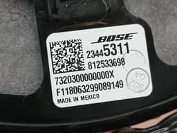 CHEVROLET CHEVROLET CORVETTE C7 GRAND SPORT SPEAKER 157794 BOSE SET SPEAKER SET — thumbnail 8