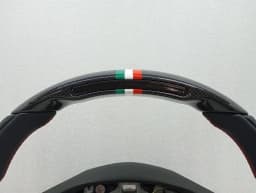 FERRARI Ferrari GTC4 Lusso F151M Steering Wheel 337578 Italian Flag Carbon LED Livory — thumbnail 5