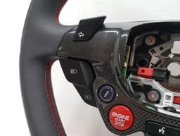 FERRARI Ferrari GTC4 Lusso F151M Steering Wheel 337578 Italian Flag Carbon LED Livory — thumbnail 10