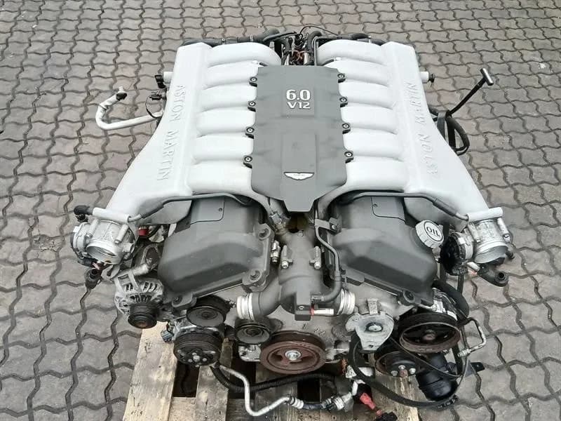 ASTON MARTIN 2013 ASTON MARTIN RAPID 10-14 COMPLETE ENGINE AM16 MOTOR 6.0 COMPLETE V12