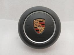 PORSCHE Porsche 911 991 steering wheel module 9P1880201E steering wheel module leather MK2 — thumbnail 1
