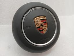 PORSCHE Porsche 911 991 steering wheel module 9P1880201E steering wheel module leather MK2 — thumbnail 2