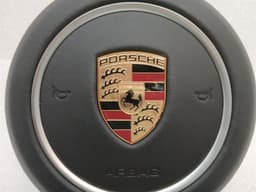 PORSCHE Porsche 911 991 steering wheel module 9P1880201E steering wheel module leather MK2 — thumbnail 5