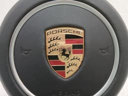 PORSCHE Porsche 911 991 steering wheel module 9P1880201E steering wheel module leather MK2 — thumbnail 4