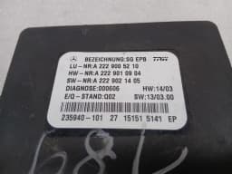 MERCEDES-BENZ Mercedes C Class W205 Electronic Module A2229005210 Park Brake Control Unit — thumbnail 6