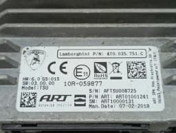 LAMBORGHINI 2018 Lamborghini Huracan Carplay Electronic Module 4T0035751C ECU — thumbnail 3