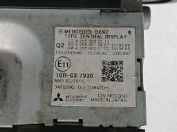 MERCEDES-BENZ Mercedes C W205 navigation monitor central display A2059002211 screen — thumbnail 9