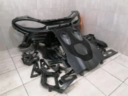 MCLAREN McLaren 600LT SPIDER CONSTRUCTION KIT Lid Exhaust REAR END RETROFIT SET BUMPER CARBON — thumbnail 2