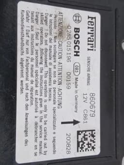 FERRARI Ferrari F8 F142MFL Safety Module ECU 860679 Air Control Unit SRS — thumbnail 6