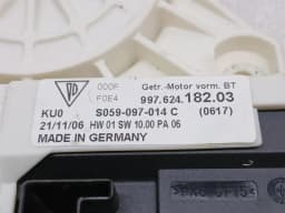 PORSCHE Porsche Boxster 987 door window motor 99762418203 window regulator motor — thumbnail 6