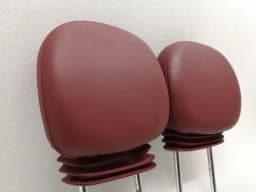 MERCEDES-BENZ Mercedes SLK R171 Red Leather Headrest Set A1719700150 Headrest Set Faulty — thumbnail 3