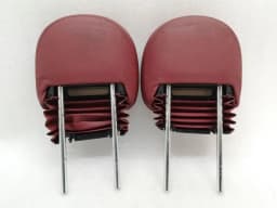 MERCEDES-BENZ Mercedes SLK R171 Red Leather Headrest Set A1719700150 Headrest Set Faulty — thumbnail 6