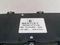 BENTLEY Bentley Bentayga 36A MK2 seat adjustment 36A959747A switch seat adjustment — thumbnail 6