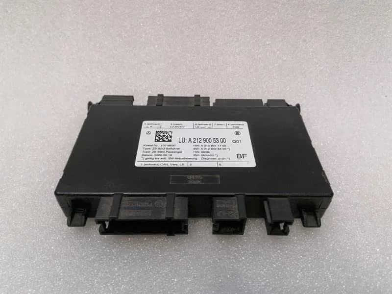 MERCEDES-BENZ Mercedes E Class W212 Left Seat Module A2129005300 Seat ECU