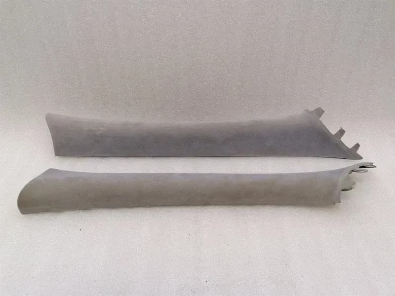 MERCEDES E W211 A Post Set A2116900325 A-Pillar Trim Set Grey Alcantara