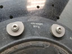 BMW BMW G80 M4 brake disc rear 8093739 rear left carbon ceramic brake disc rear — thumbnail 5