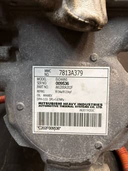 MITSUBISHI AKJ200A202F 7813A784 AC / aircon Compressor MITSUBISHI OUTLANDER III (GG, GF, ZJ, ZK, ZL) (2012-2021) — thumbnail 9